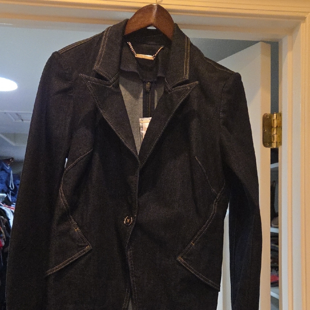 WHBM WOMENS Dark Denim Jacket